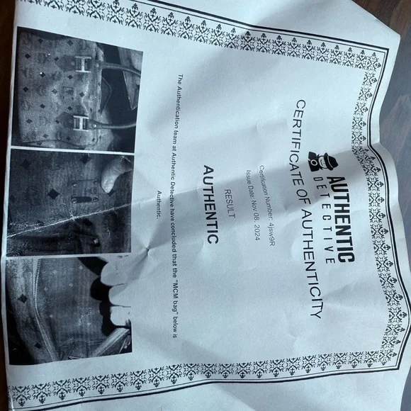 MCM Boston Leather cognac Visetos monogram print handbag - Picture 3 of 11